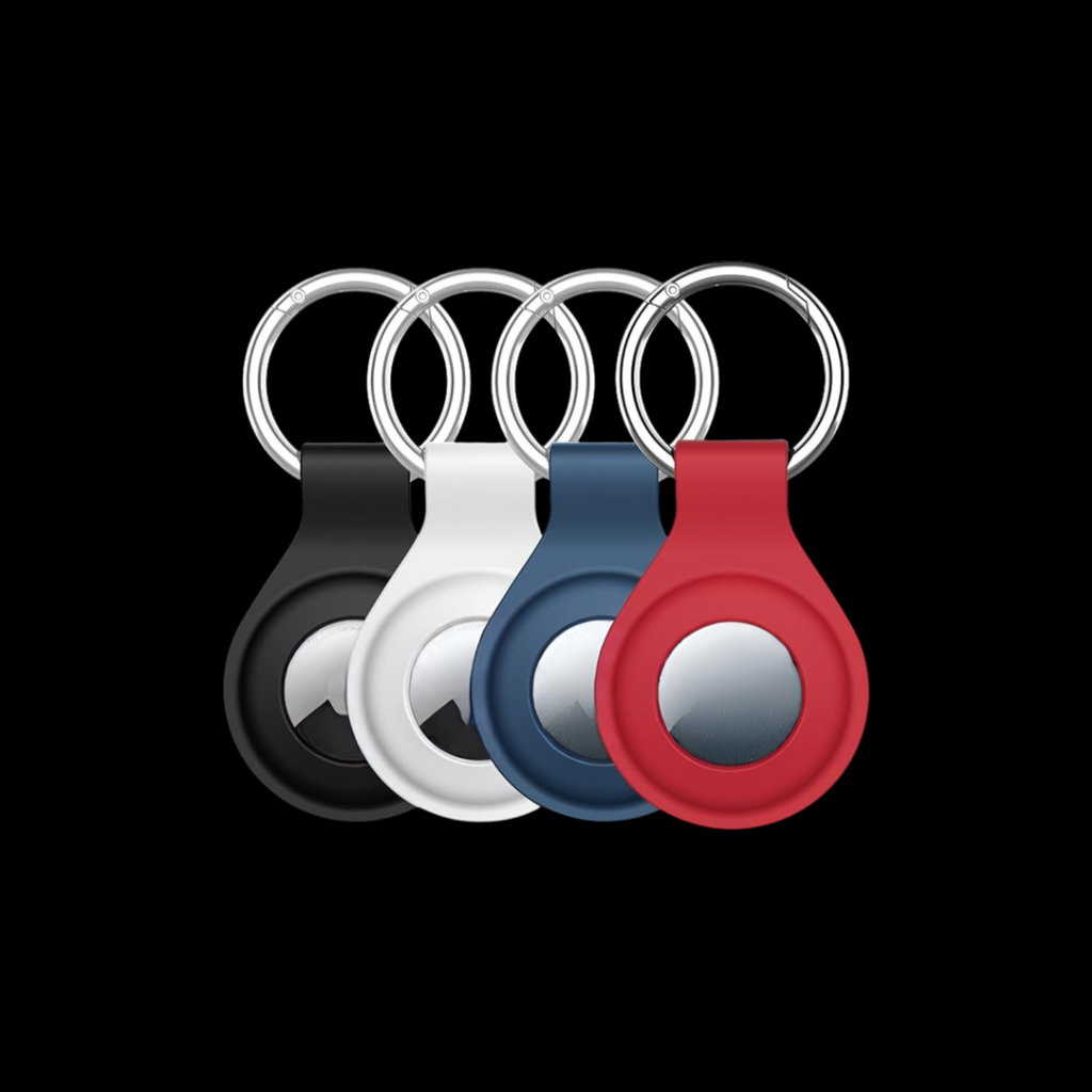 Protective silicone holder with keychain - ProtecTag