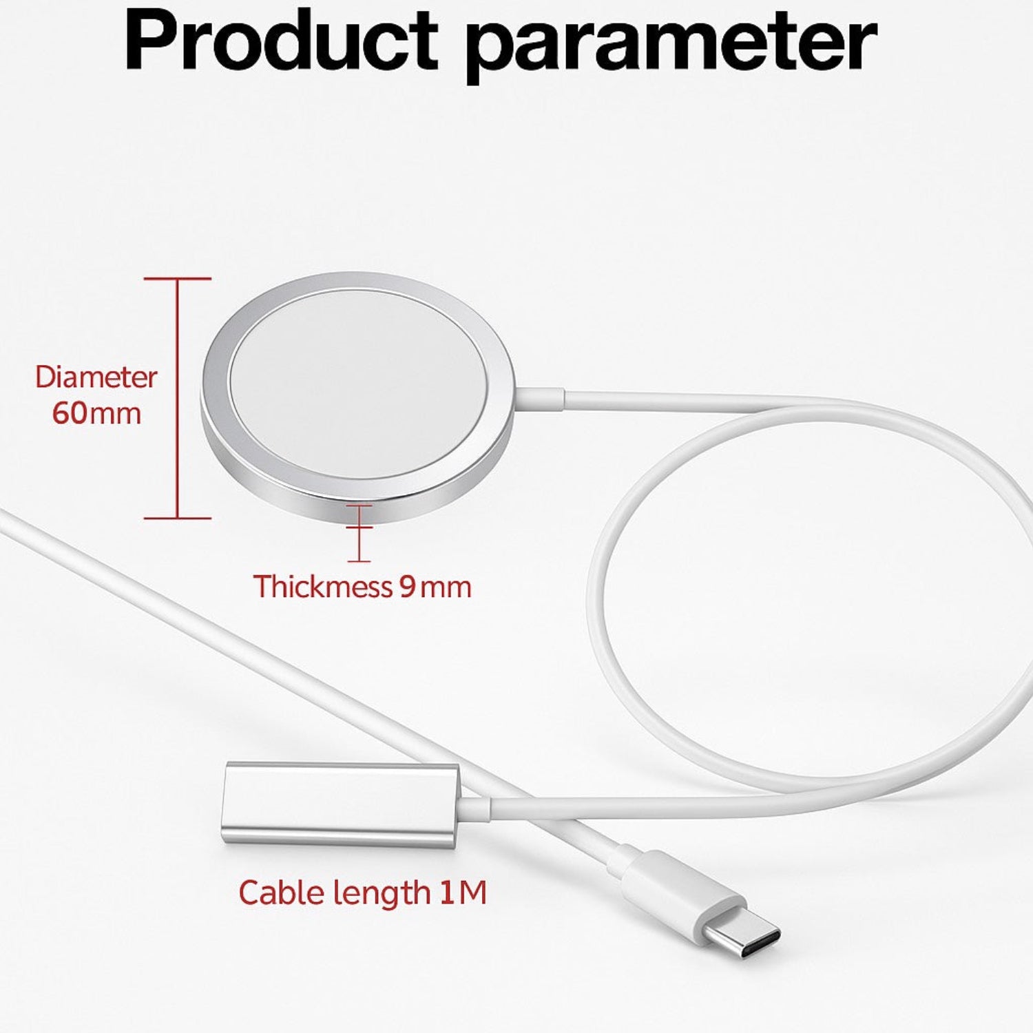 Sleek magnetic charging dock - ProtecTag
