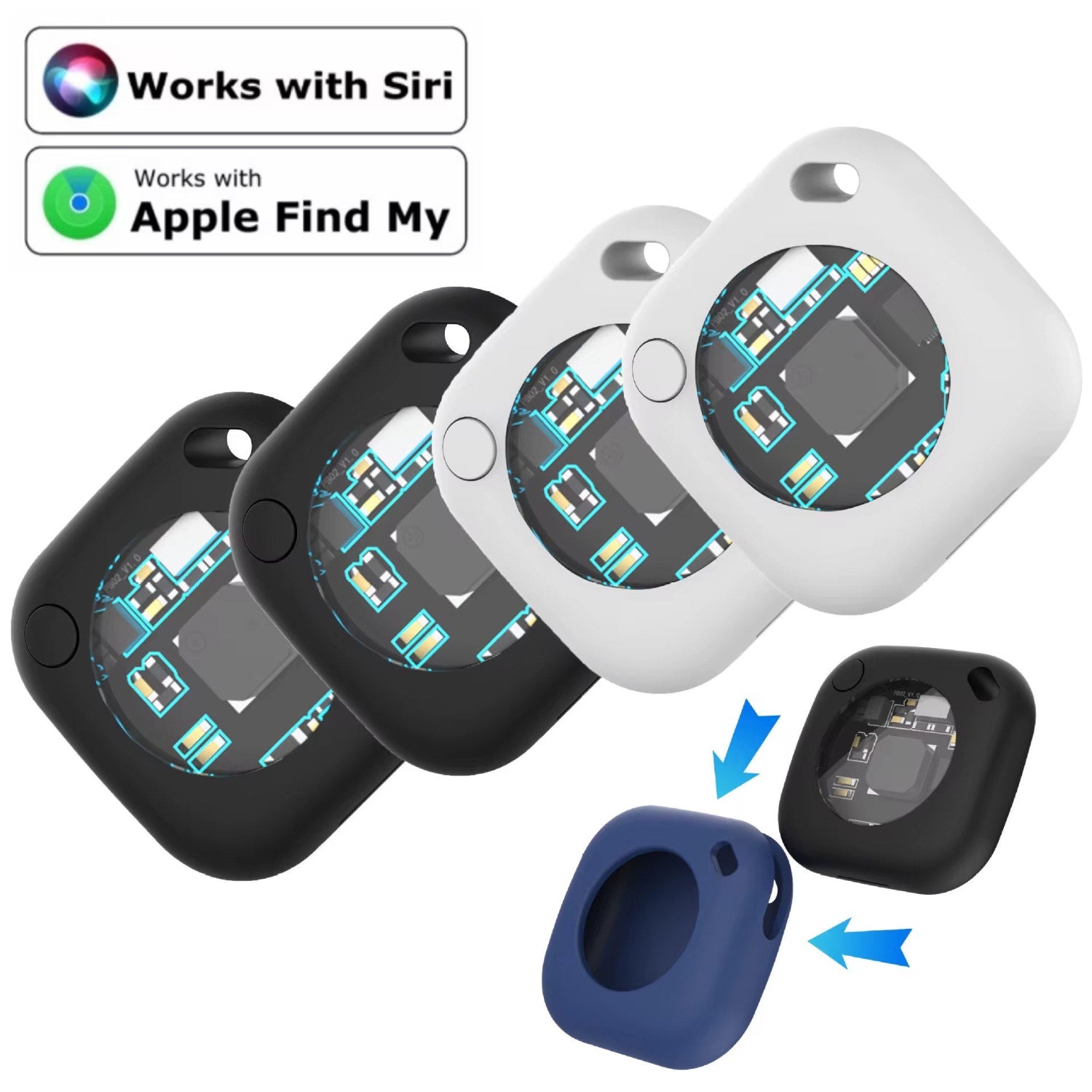Lightweight silicone holder for tracker - ProtecTag