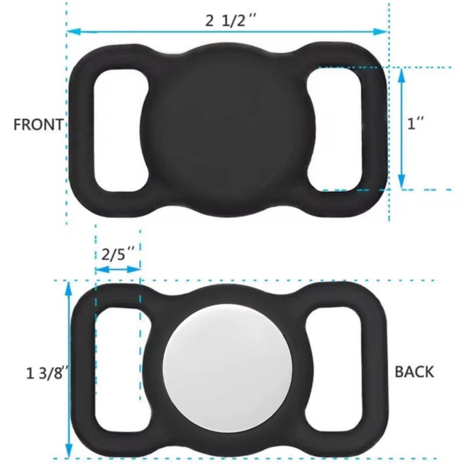 Soft silicone case for dog and cat collars - ProtecTag